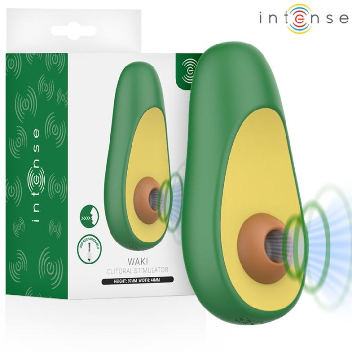 INTENSE - WAKI AVOCADO CLITORAL SUCTION STIMULATOR