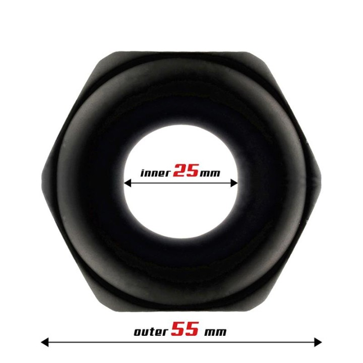 Penis Ring Nut Liquid Silicone 25 mm