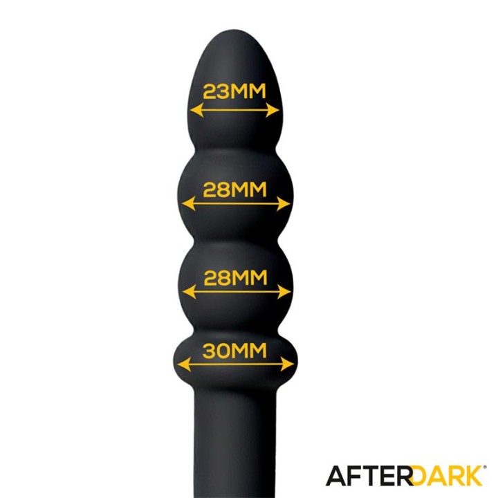 Velor Double Anal Massager Silicone