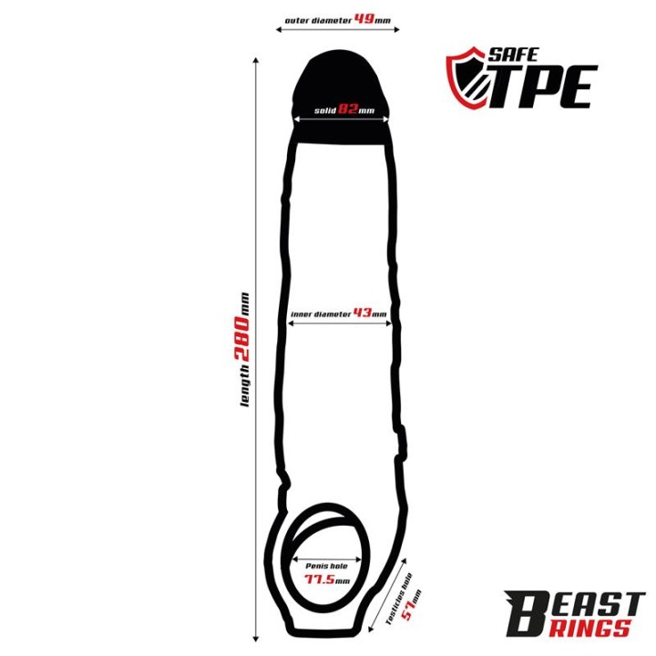 Penis Sleeve 28 cm