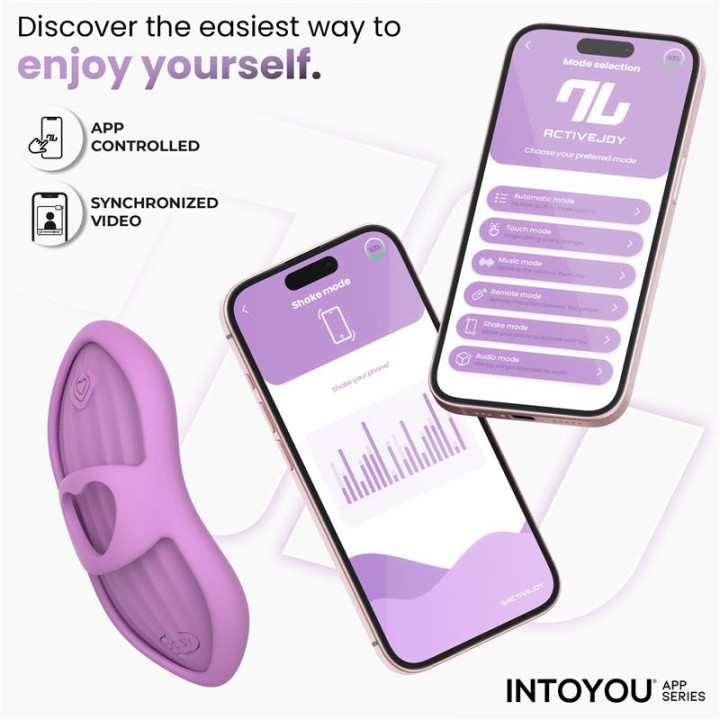 Laia Heated Finger Vibrator with App Lavender