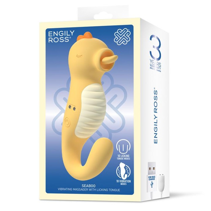 Seaboo Massager with Vibration and Licking Tongue