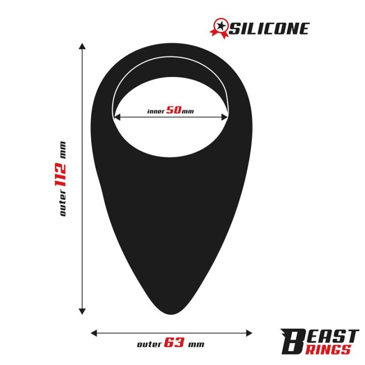 Tear Silicone Ring 50 mm