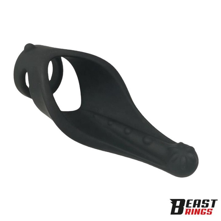 Double Penis Ring Solid Silicone 37/45 mm