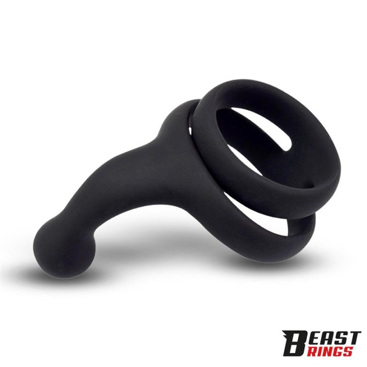 Double Penis Ring Solid Silicone 50/40 mm