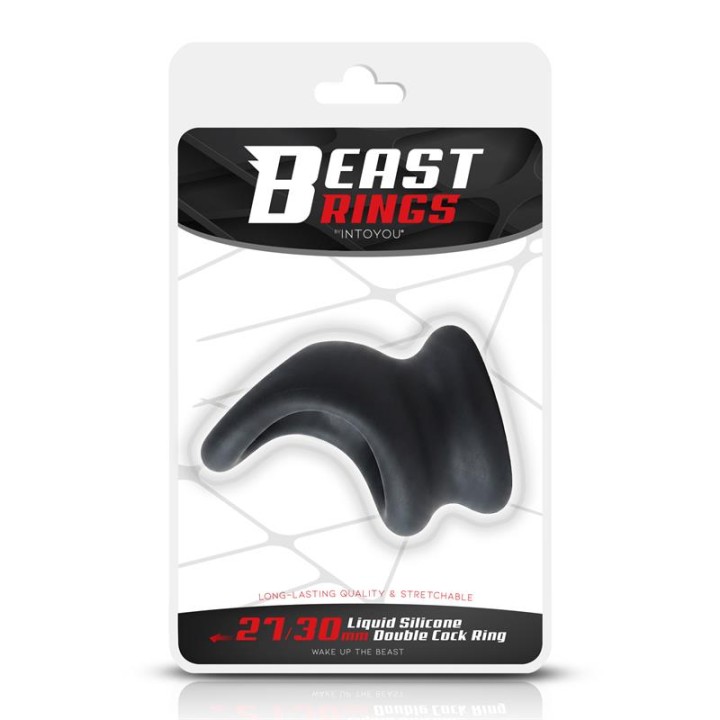 Double Penis Ring Liquid Silicone 27/30 mm