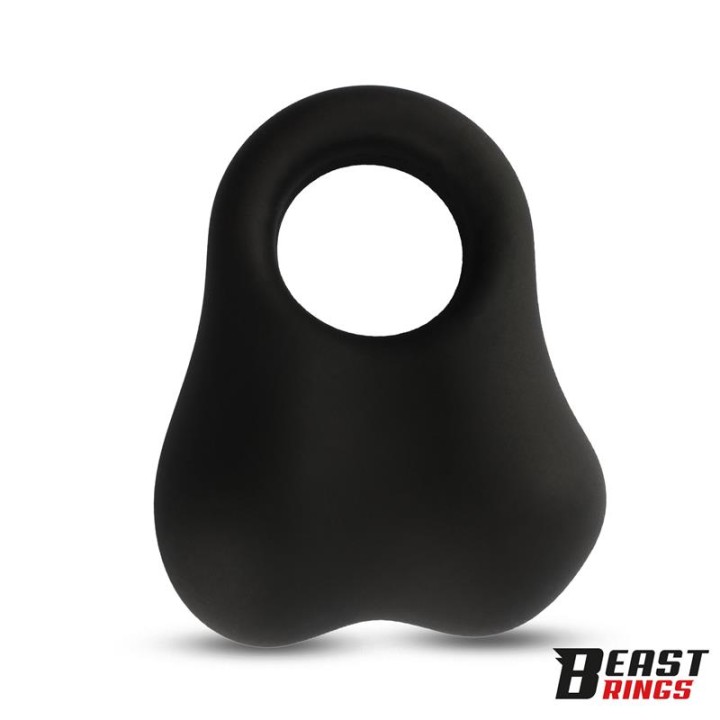 Penis Ring with Glass Balls Liquid Silicone 30 mm