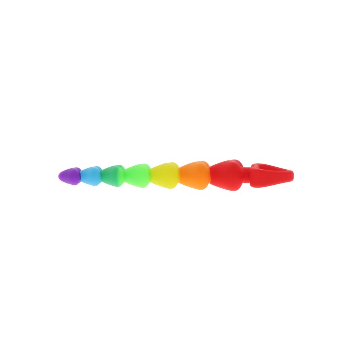 ToyJoy Anal Play Rainbow Heart Beads