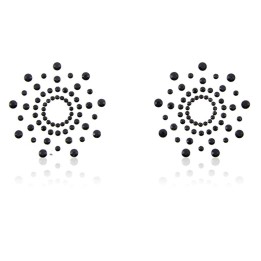 Snowflake Nippel Covers Black