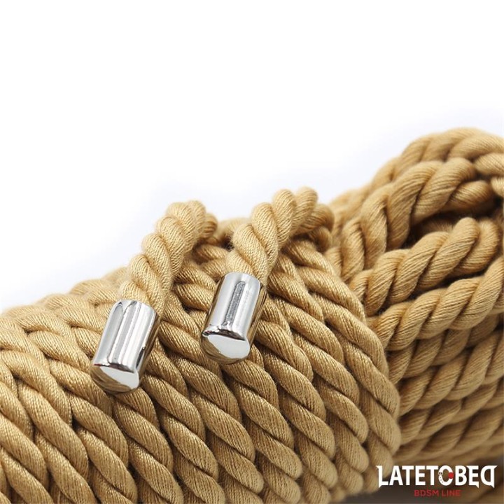 Bondage Rope with Metal Details  10m