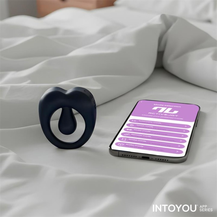 Kenny Penis Ring with Clitoris Stimulator and APP Night Blue