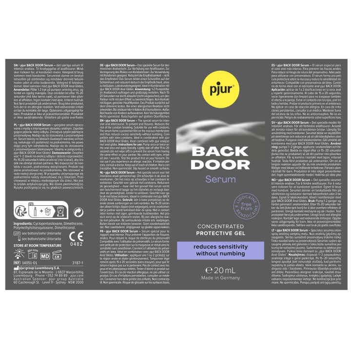 pjur BACK DOOR Serum - 20 ml