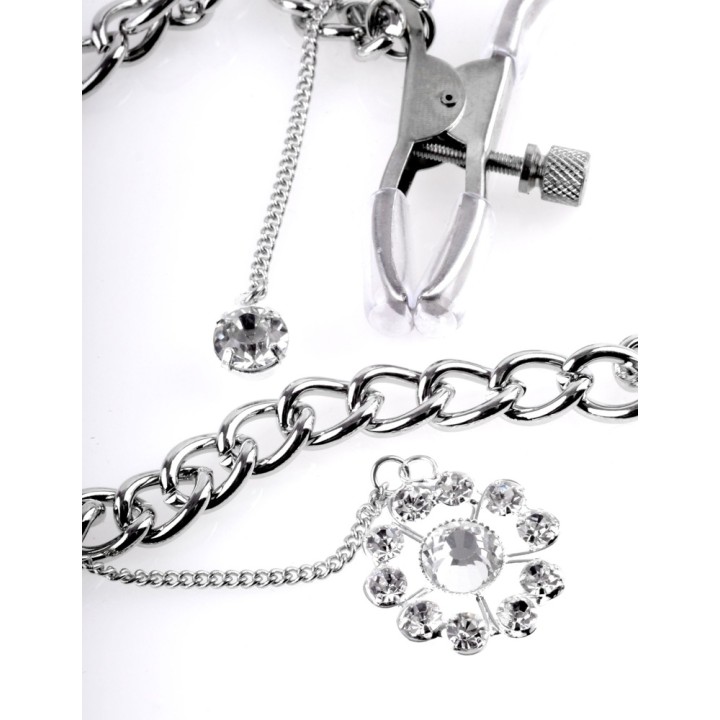 Fetish Fantasy Series | Crystal Nipple Clamps | zaciski na sutki