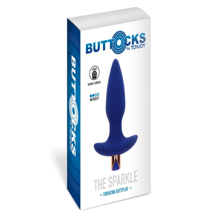 Buttocks The Sparkle Buttplug — ToyJoy | wibrujący korek analny