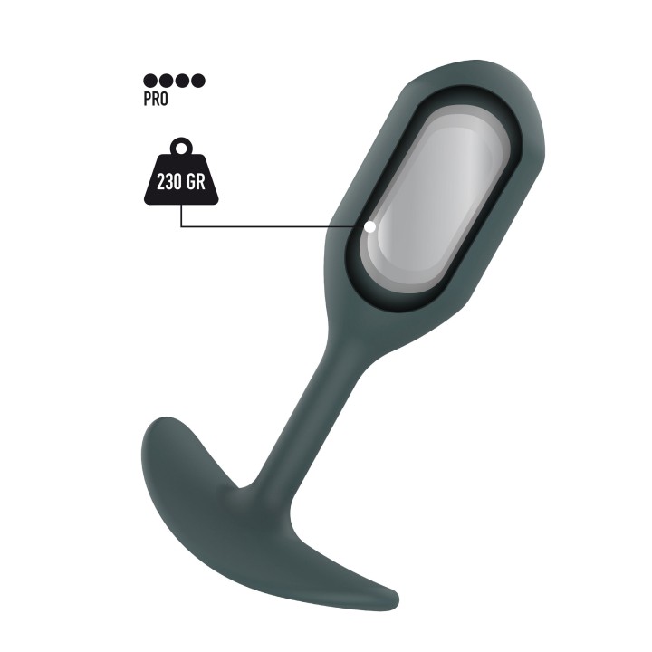 ToyJoy Buttocks The Champ Weighted Plug — obciążany korek analny