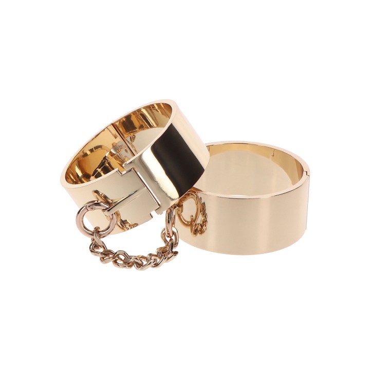Slave Wrist Cuffs | mankiety BDSM, różowe złoto | Taboom