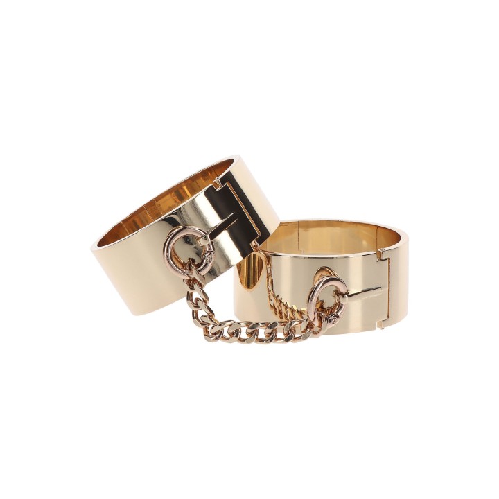 Slave Wrist Cuffs | mankiety BDSM, różowe złoto | Taboom