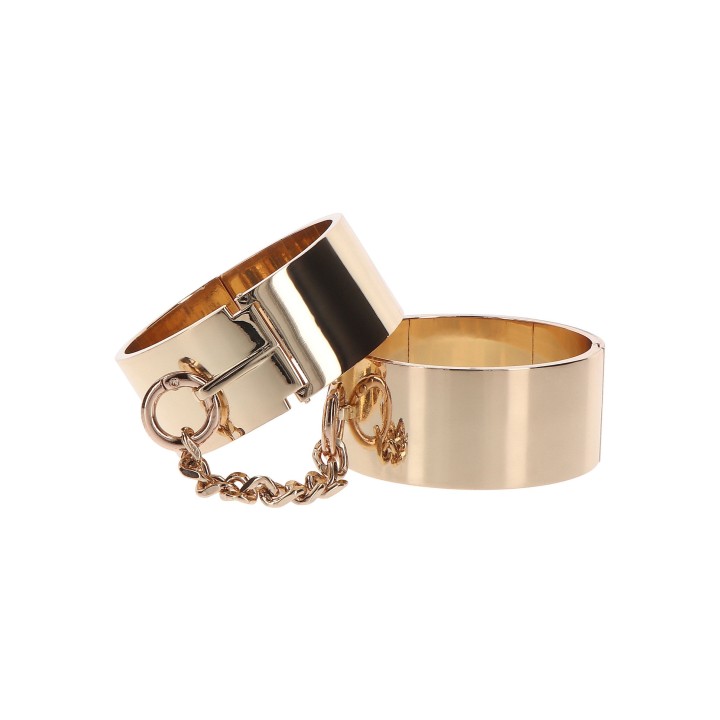 Slave Wrist Cuffs | mankiety BDSM, różowe złoto | Taboom