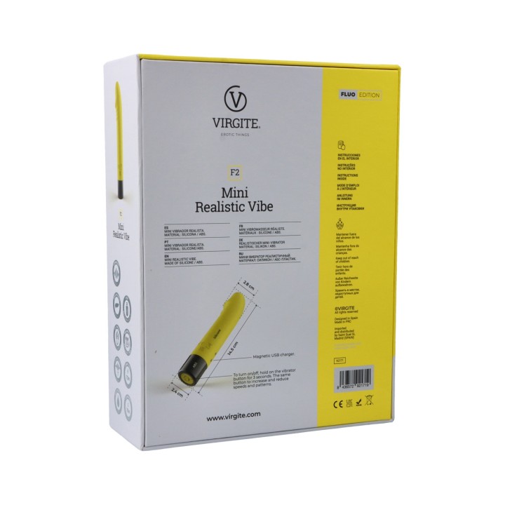 F2 Fluo Silicone Rechargeable Vibrator – wibrator Virgite