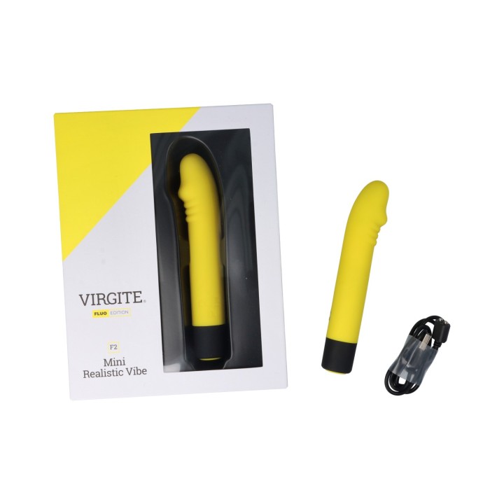 F2 Fluo Silicone Rechargeable Vibrator – wibrator Virgite