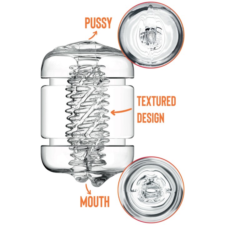 Crystal Clear Pussy i Mouth | masturbator męski | PRIVATE