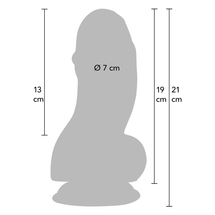 Fat Boys Dildo PVC 19 cm | dildo, 19 cm | Hidden Desire
