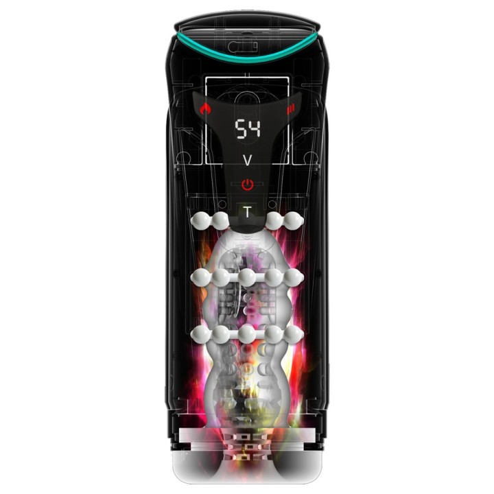 Moto-Bator Pro Light – masturbator PDX Elite, 2 tryby ogrzewania
