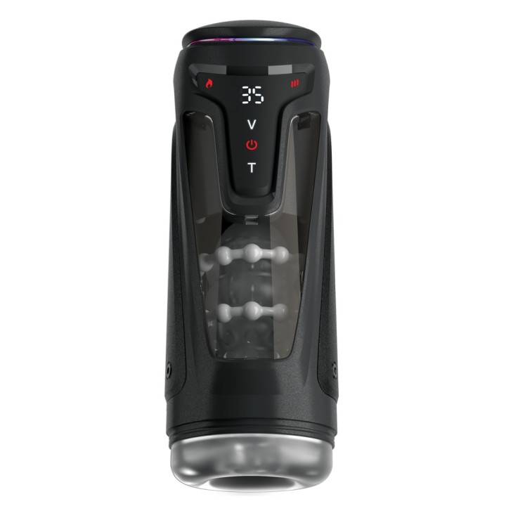Moto-Bator Pro Light – masturbator PDX Elite, 2 tryby ogrzewania