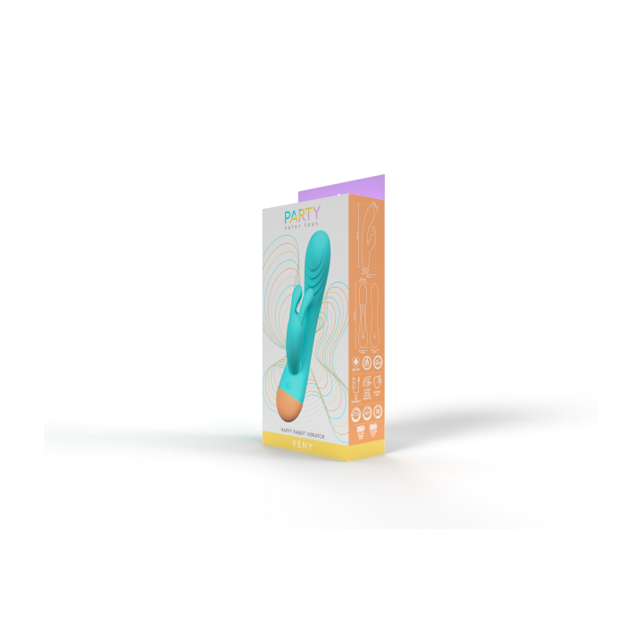 BLUE RECHARGEABLE KENY VIBRATOR