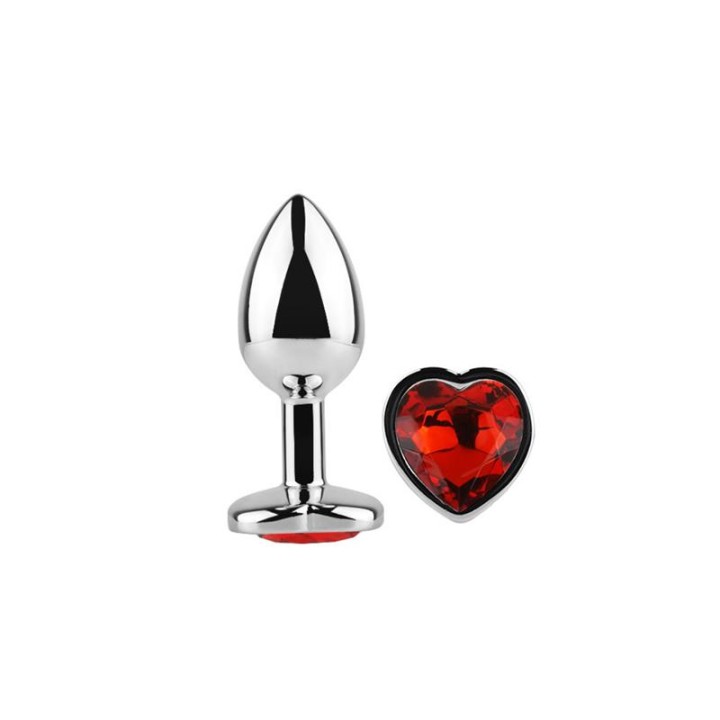 Plug analny Heart Shaped Butt Plug, motyw serca – AFTERDARK
