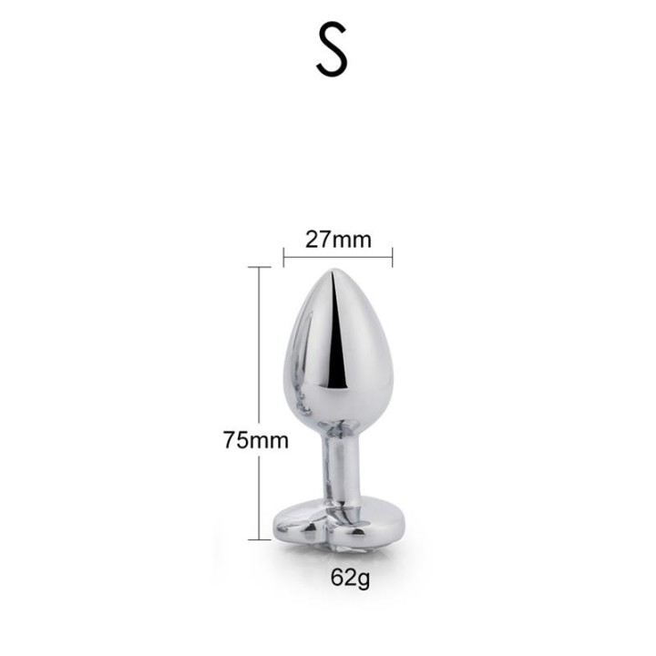 Plug analny Heart Shaped Butt Plug, motyw serca – AFTERDARK