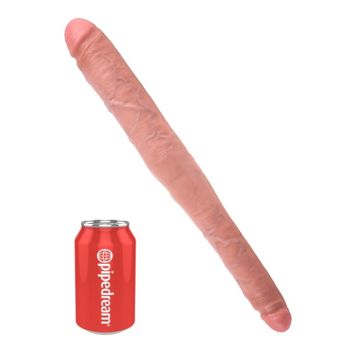 KC 16 Tapered Double Dildo Li | dildo | elastyczna | King Cock