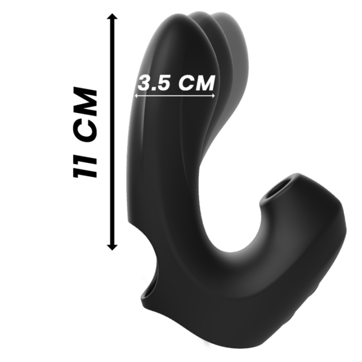 2 silniki — stymulator łechtaczki Suction Thimble | IBIZA