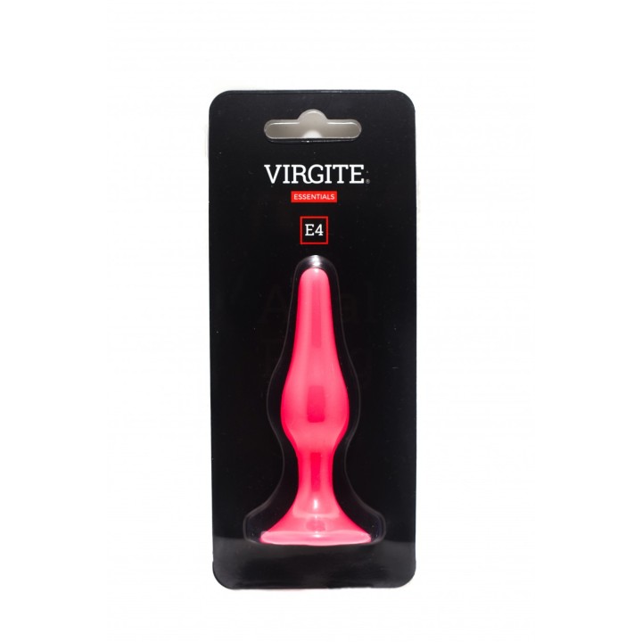 E4 Anal Plug różowy – elastyczna konstrukcja, Virgite