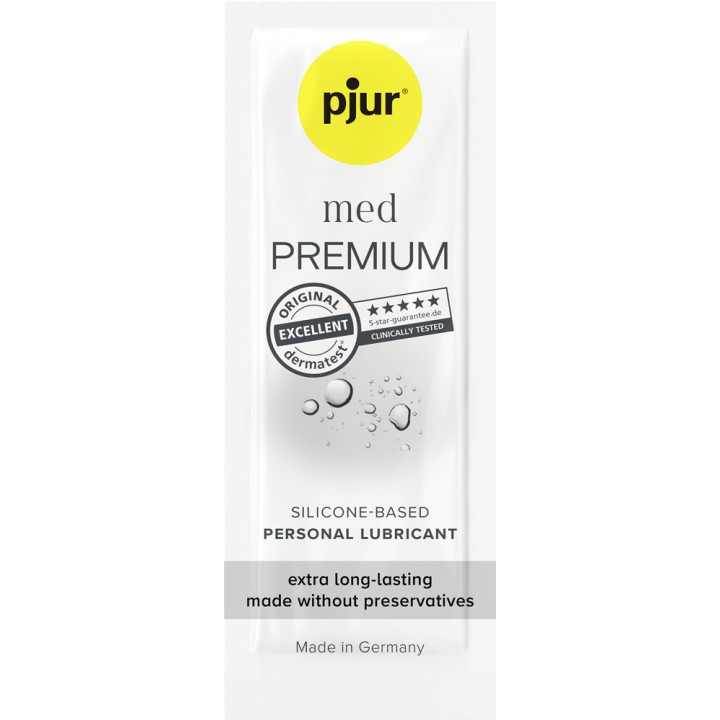 Lubrykant intymny Pjur med PREMIUM – 1,5 ml • formuła silikonowa