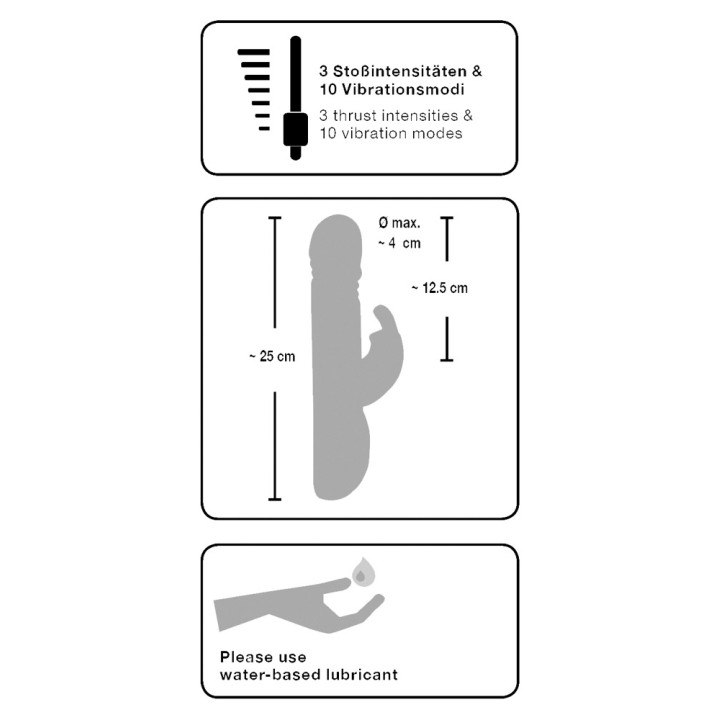 Sweet Smile | Push Vibrator | wibrator, silikon
