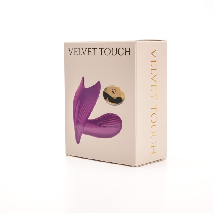 Velvet Touch: stymulator łechtaczki USB fioletowy