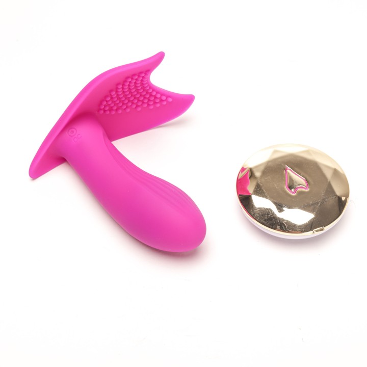 Velvet Touch: stymulator łechtaczki USB fioletowy