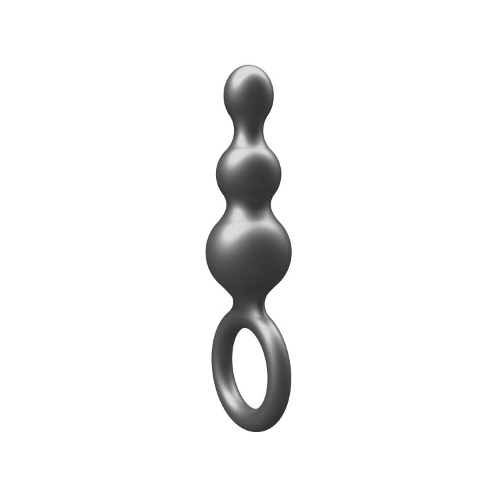 Korek analny — The Stuffer 3-Balls Metallic Plug, ToyJoy