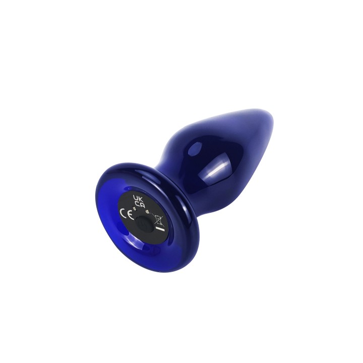 ToyJoy Buttocks Shining Vibrating Glass Plug