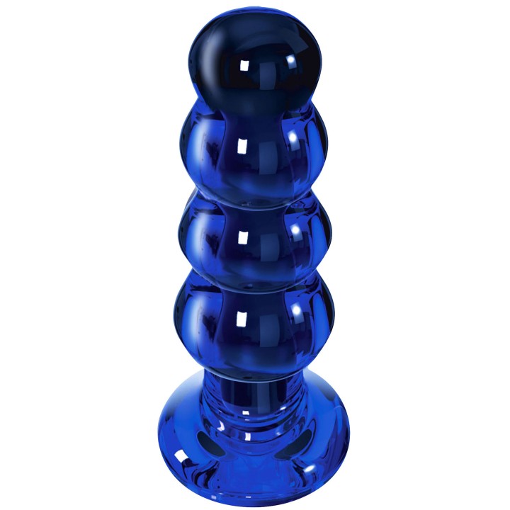 ToyJoy Buttocks Radiant Vibrating Glass Plug