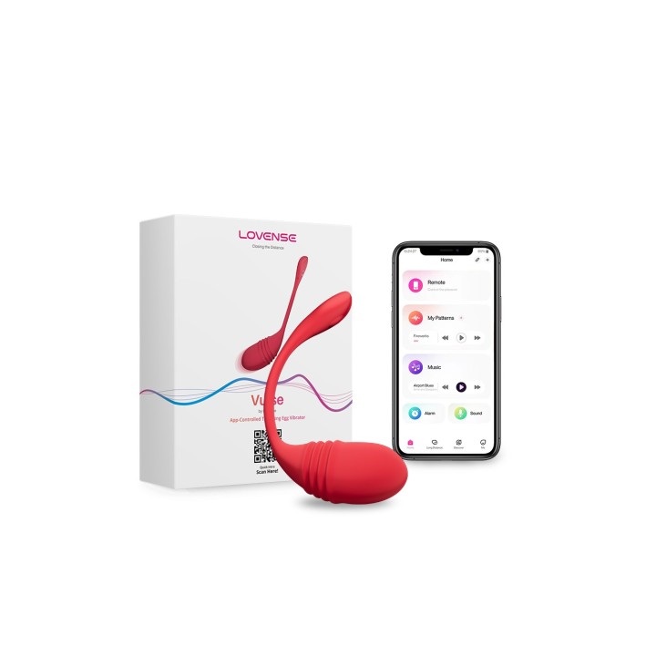 Rozmiar L | Vulse Egg Up and Fall – mini wibrator, LOVENSE