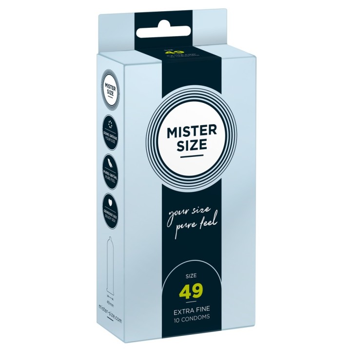 Mister Size 49mm pack of 10 | prezerwatywy 10 sztuk