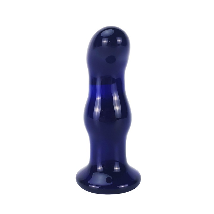 ToyJoy Buttocks Gleaming Vibrating Glass Plug