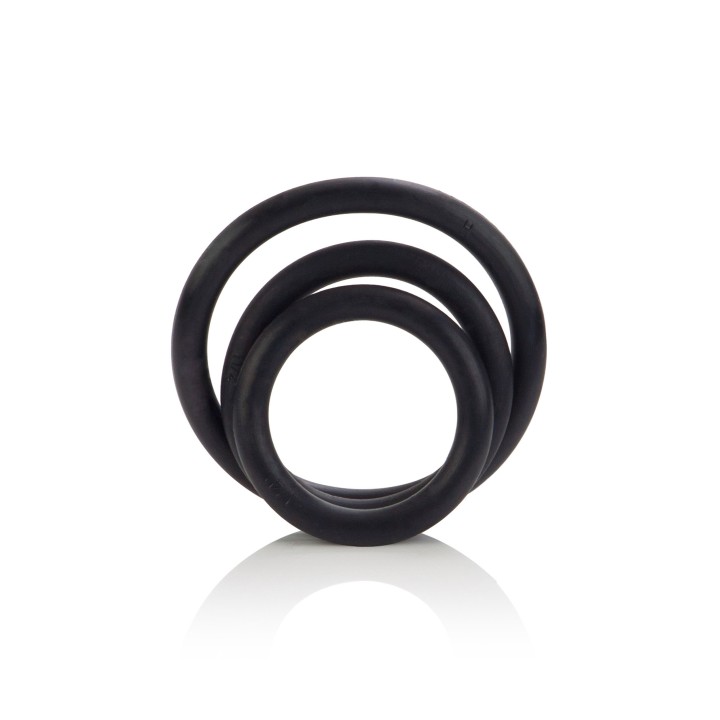 Rubber Ring - 3 Piece Set — pierścień erekcyjny, CalExotics