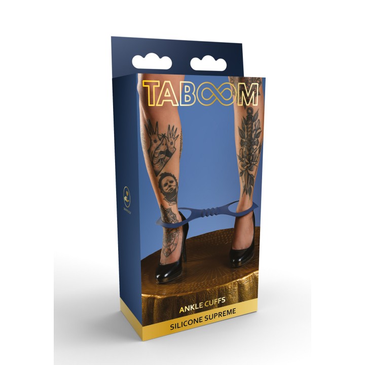Kajdanki na kostki Silicone Ankle Cuffs | Taboom