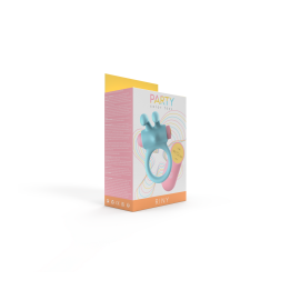 RINY VIBRATING RING W/ BLUE SILICONE USB CONTROLLER