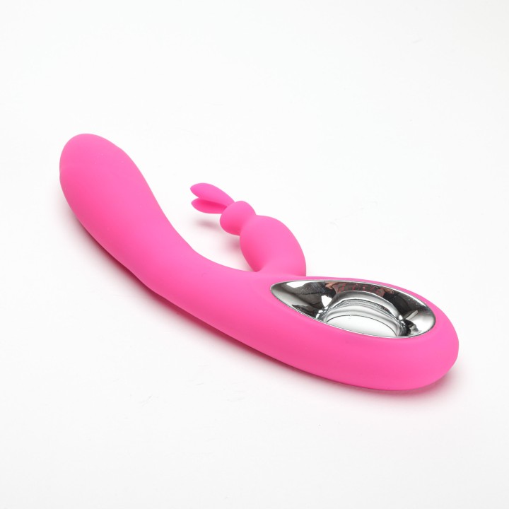 wibrator Króliczek różowy 36 funkcji — 3 cm, Velvet Touch
