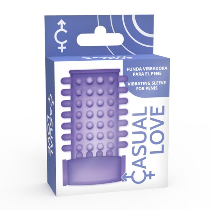 Ring | pierścień wibrujący CASUAL LOVE, tekstura z wypustkami