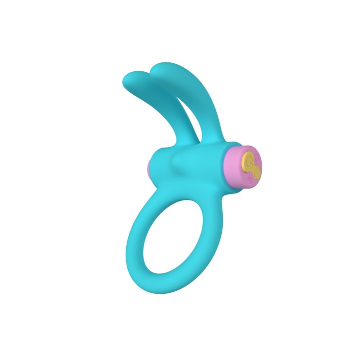 RINY VIBRATING RING W/ BLUE SILICONE USB CONTROLLER